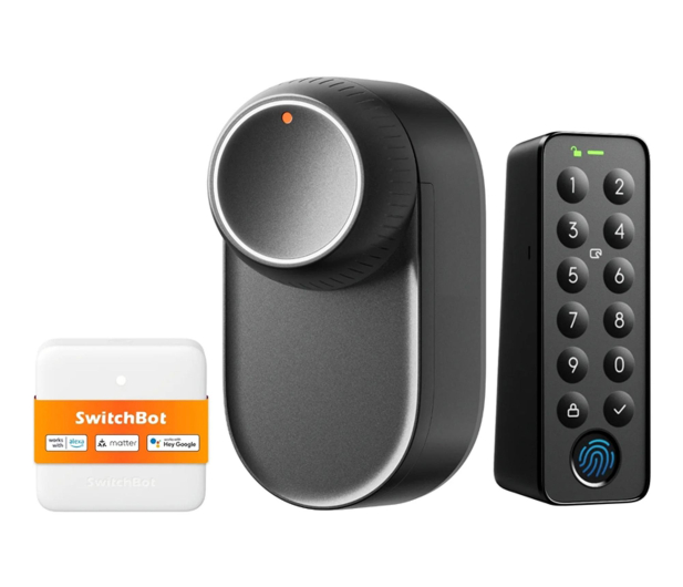 SwitchBot Inteligentny zamek Ultra 3w1 z centralką Hub Mini Matter i k - 1471641 - zdjęcie